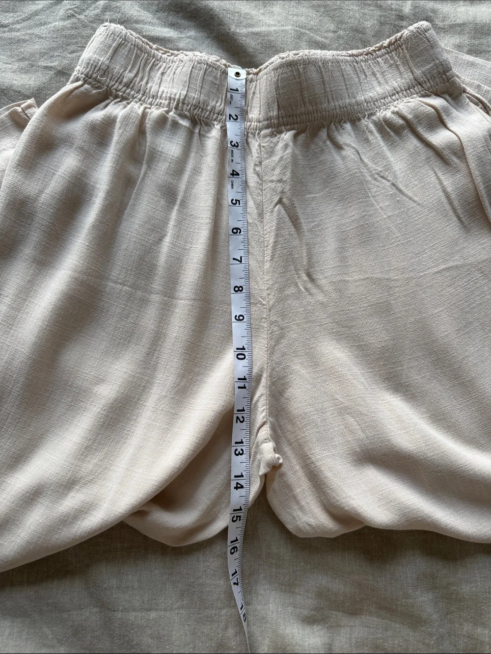 H&M Men’s Wide-Leg Chinos in Light Beige